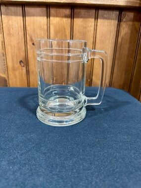 Vintage Libbey Clear Glass Maritime Beer Mug